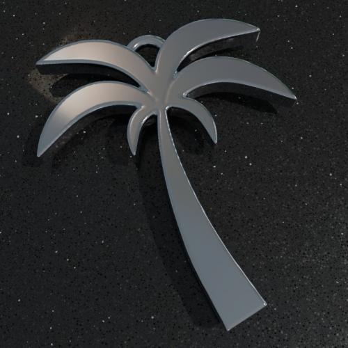 palmtree plain silver
